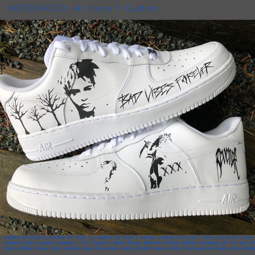 custom xxxtentacion air force 1