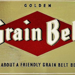 Vintage Grain Belt Beer Signs - Etsy