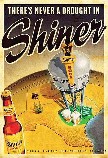 Shiner Bock Beer Spaetzle Brewery Texas Sign Man Cave Bar - Etsy