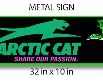 ARCTIC CAT großes 32inch ATV Schneemobil Schild