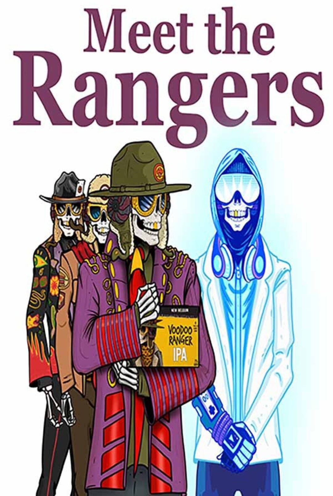 Voodoo Ranger Beer Large Sign 24in Metal Display Man Cave Wall Decor ...