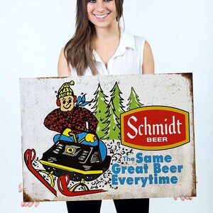 Schmidt's Beer Sign - Etsy Schmidt's Beer Sign - Etsy