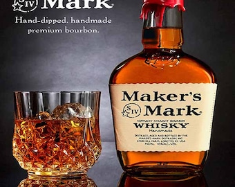 Maker's Mark sign bourbon whiskey Kentucky straight bourbon