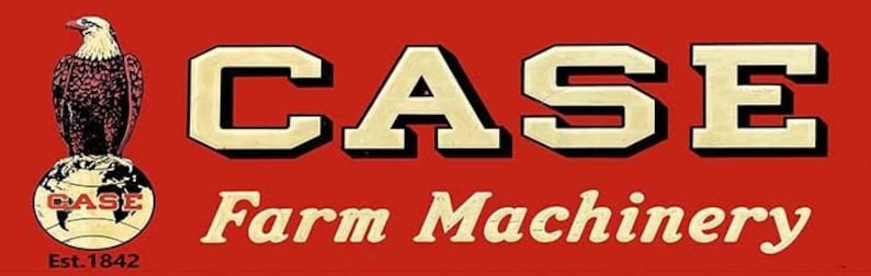 CASE Tractor Advertising Sign Large 32in - Etsy