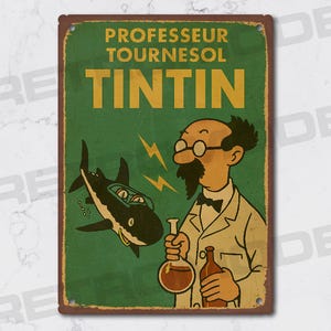 Tintin Plaque - Etsy