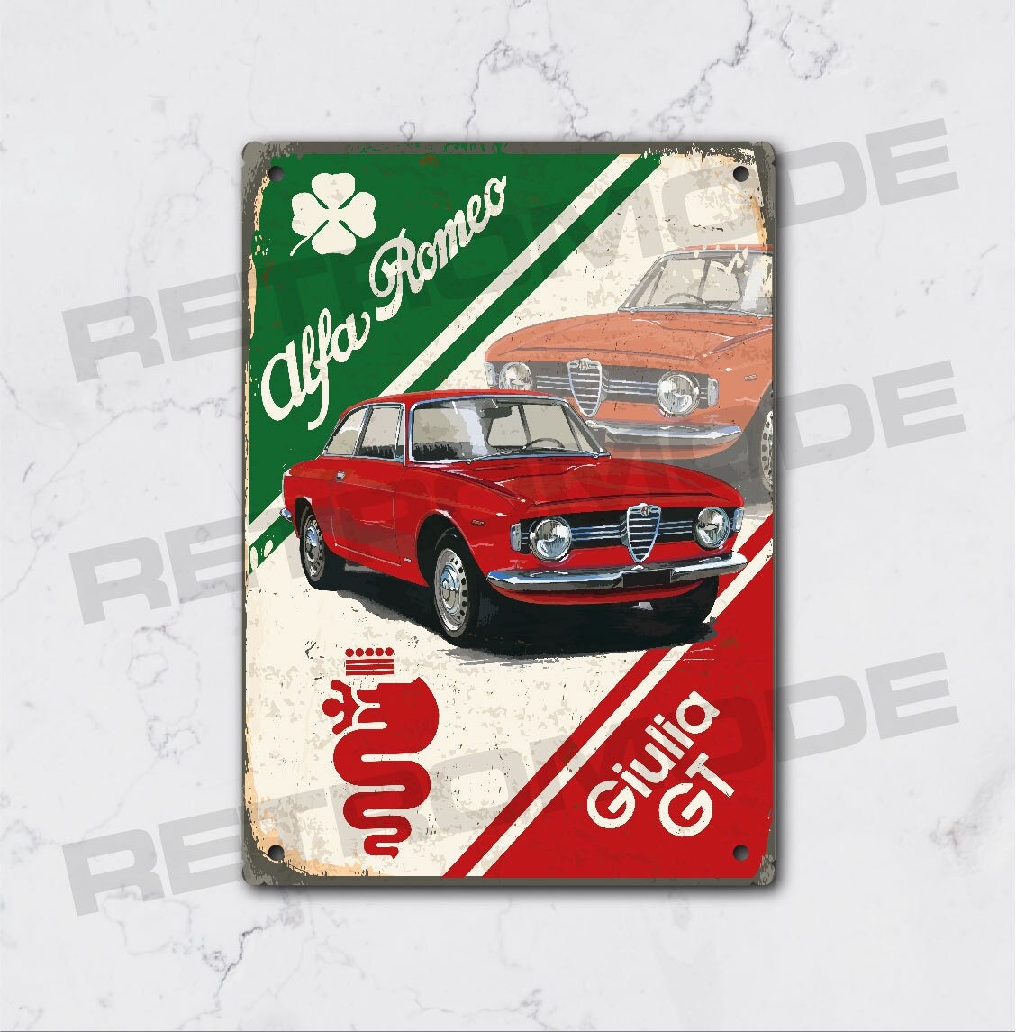 stickers tricolores rétroviseurs Alfa Romeo Mito Giulietta 159