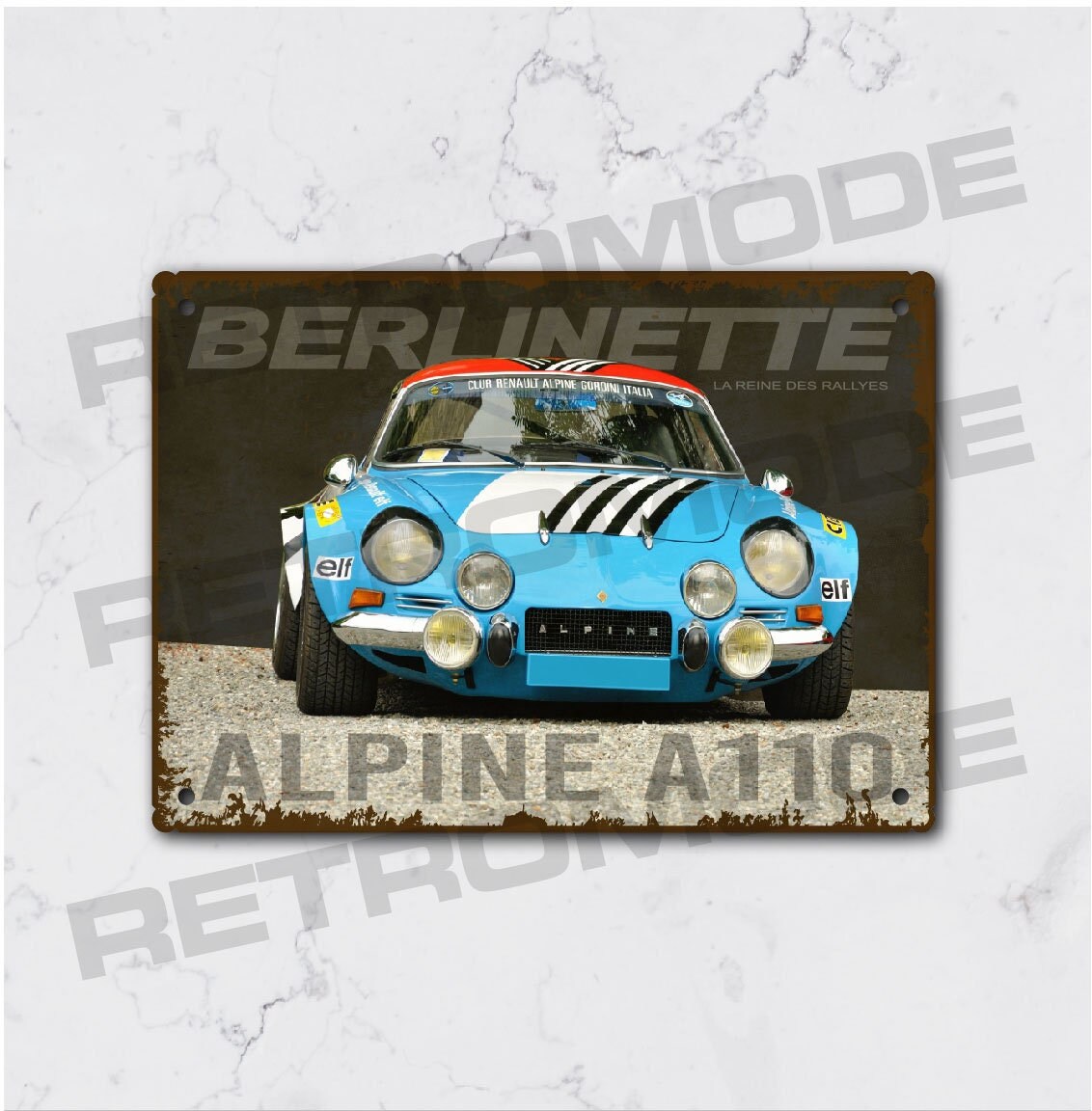 Miniature 1/43 ALPINE A110 N°42 Monte Carlo 2021 I RS Automobiles