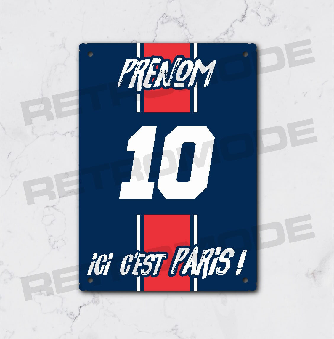 Personalized Paris Saint-germain Plaque, Football Gift Idea With