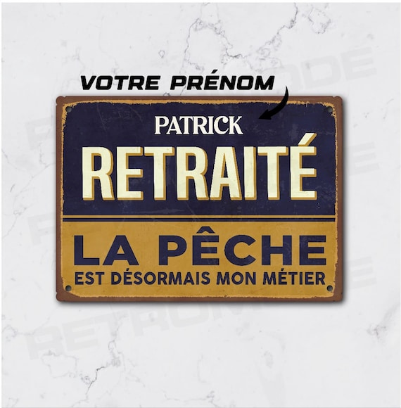 Boîte En Métal Giftco – Pourquoi Suis-je Accro à La Pêche – Vintage – Déco Pêcheur