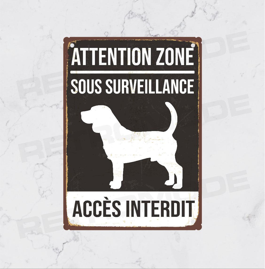 Mygoodprice Schild „Achtung Beim Hund“ – Acryl, 13x4 Cm, Selbstklebend Mit 3M-Klebeband