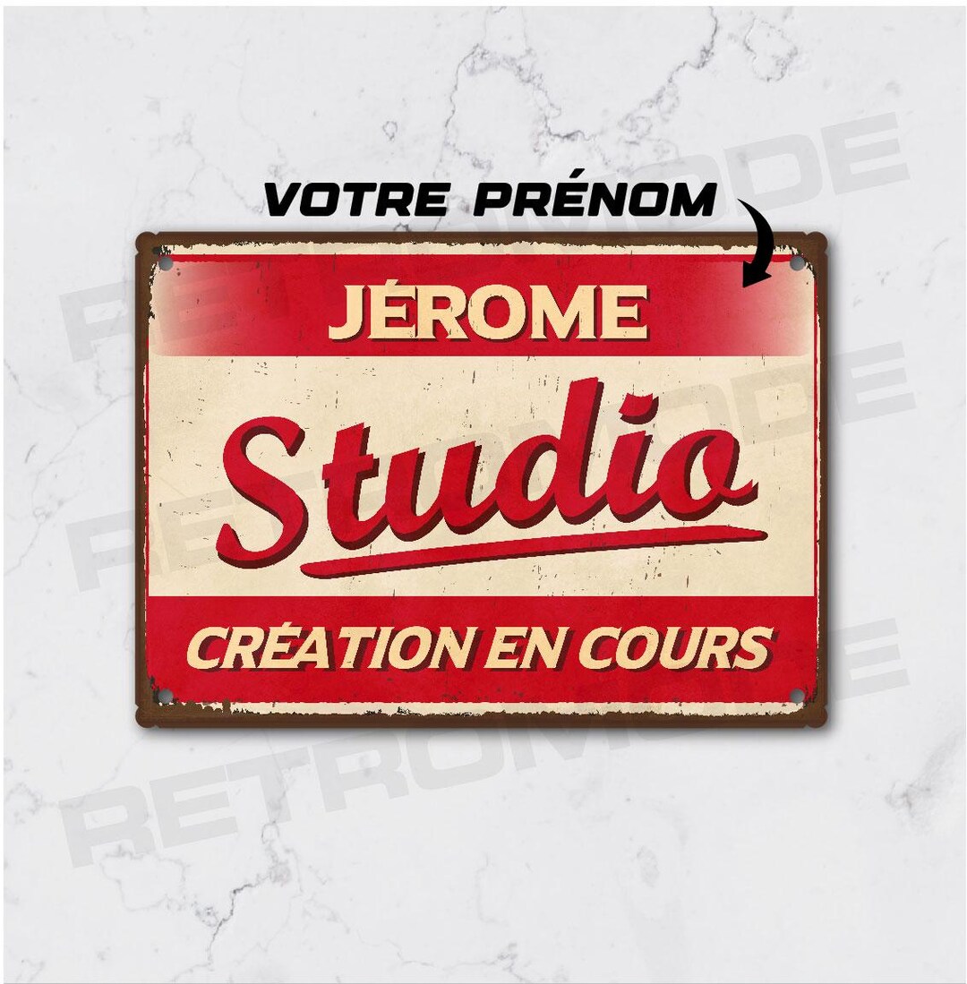 Studio Name Sign Personalized Studio Sign, Music Studio Wall Decor, Recording Sign ...