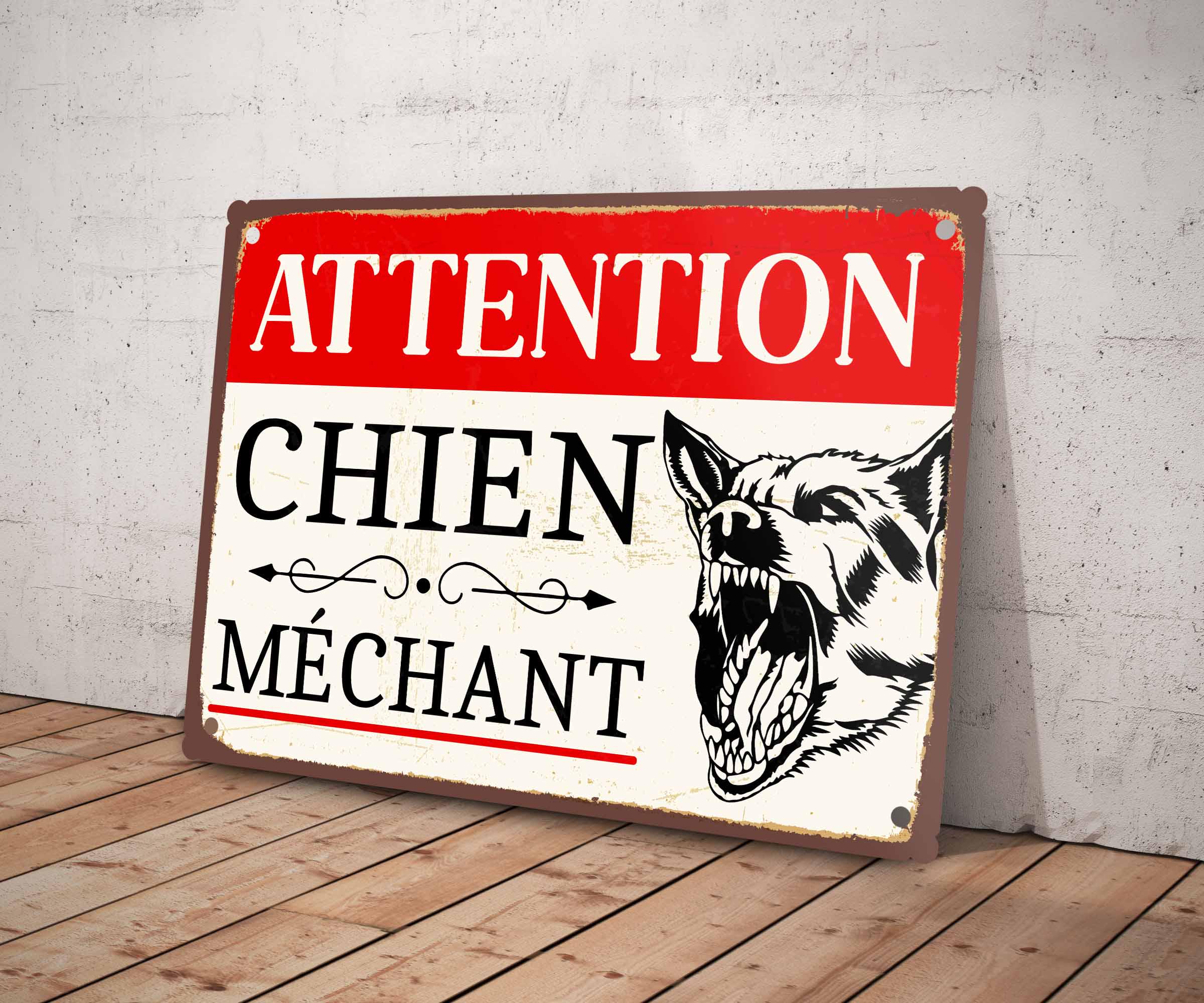 Autocollant Attention Au Chien Propriété Privée - Sticker Communication - Foto 2