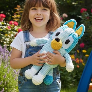Blue Heeler Crochet Pattern: Amigurumi Dog Plushie (PDF Pattern)