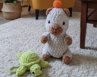 Cappy le Capybara - Patron au crochet Amigurumi (PDF numérique)