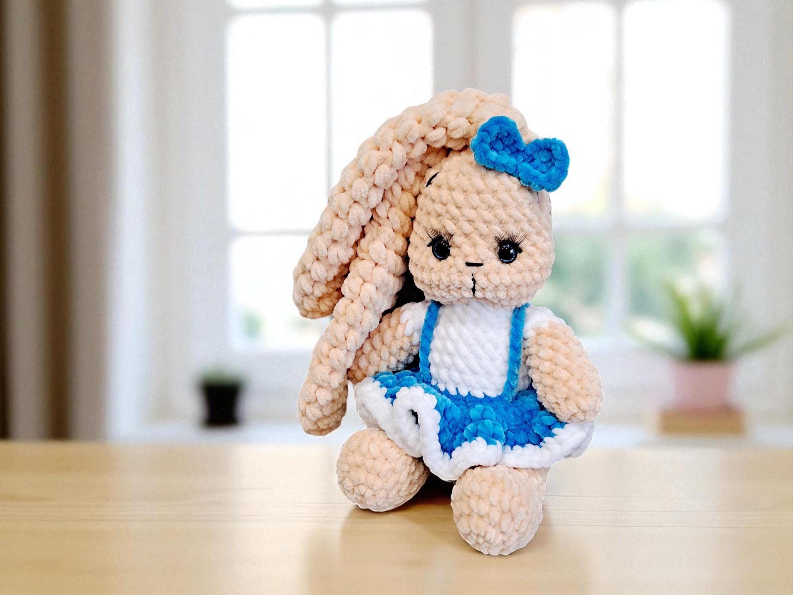 Tilly the Bowskirt Bunny Crochet Pattern PDF – Amigurumi Plush Toy – Stuffed Animal Digital DIY – Beginner Friendly Digital Crochet Pattern - Thumbnail 6