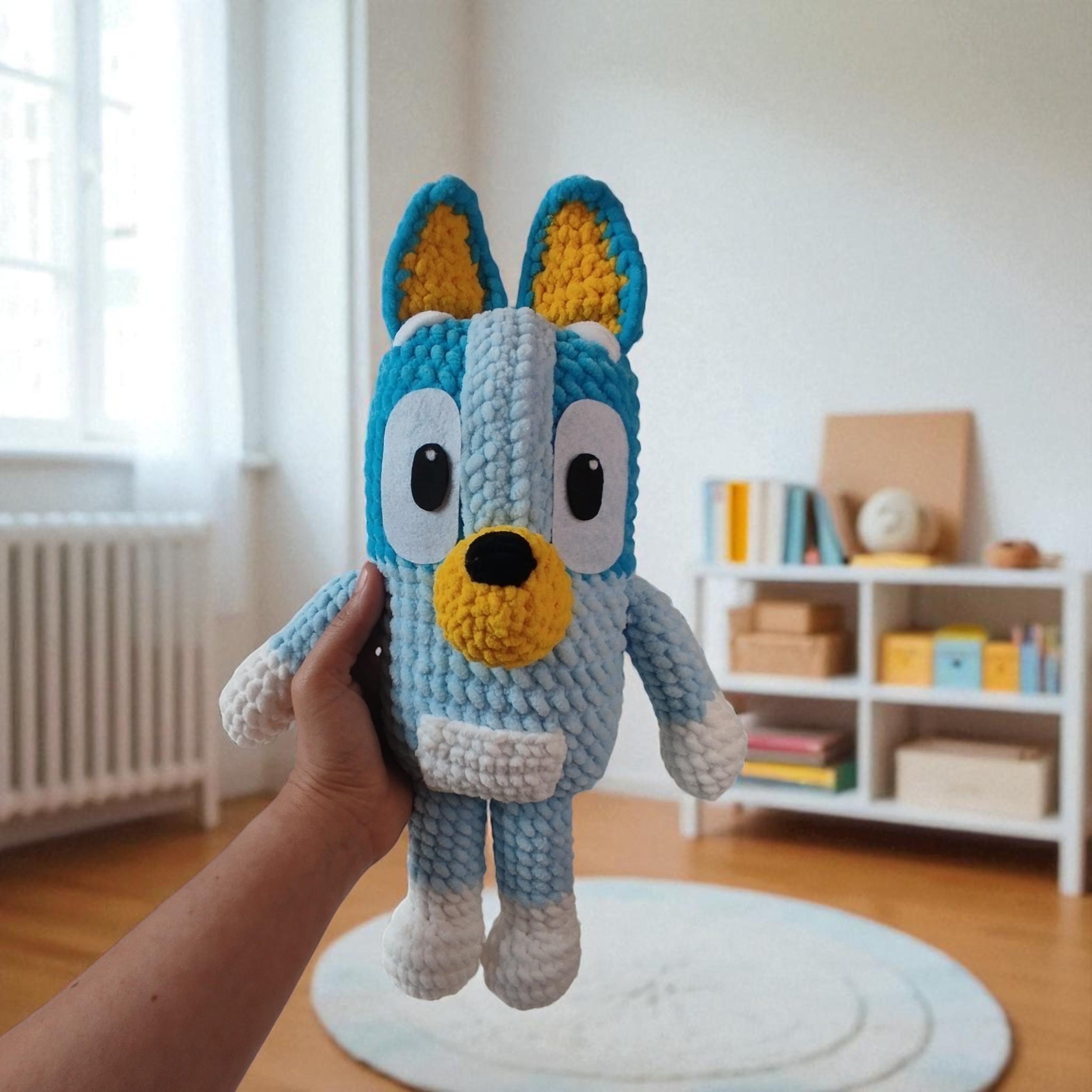Bluey inspired Heeler Dog Crochet Pattern - Blue Heeler Crochet Pattern | Blue Heeler Amigurumi Blue the Dog Plushie Heeler Plush Toy PDF Crochet Pattern - Thumbnail 6