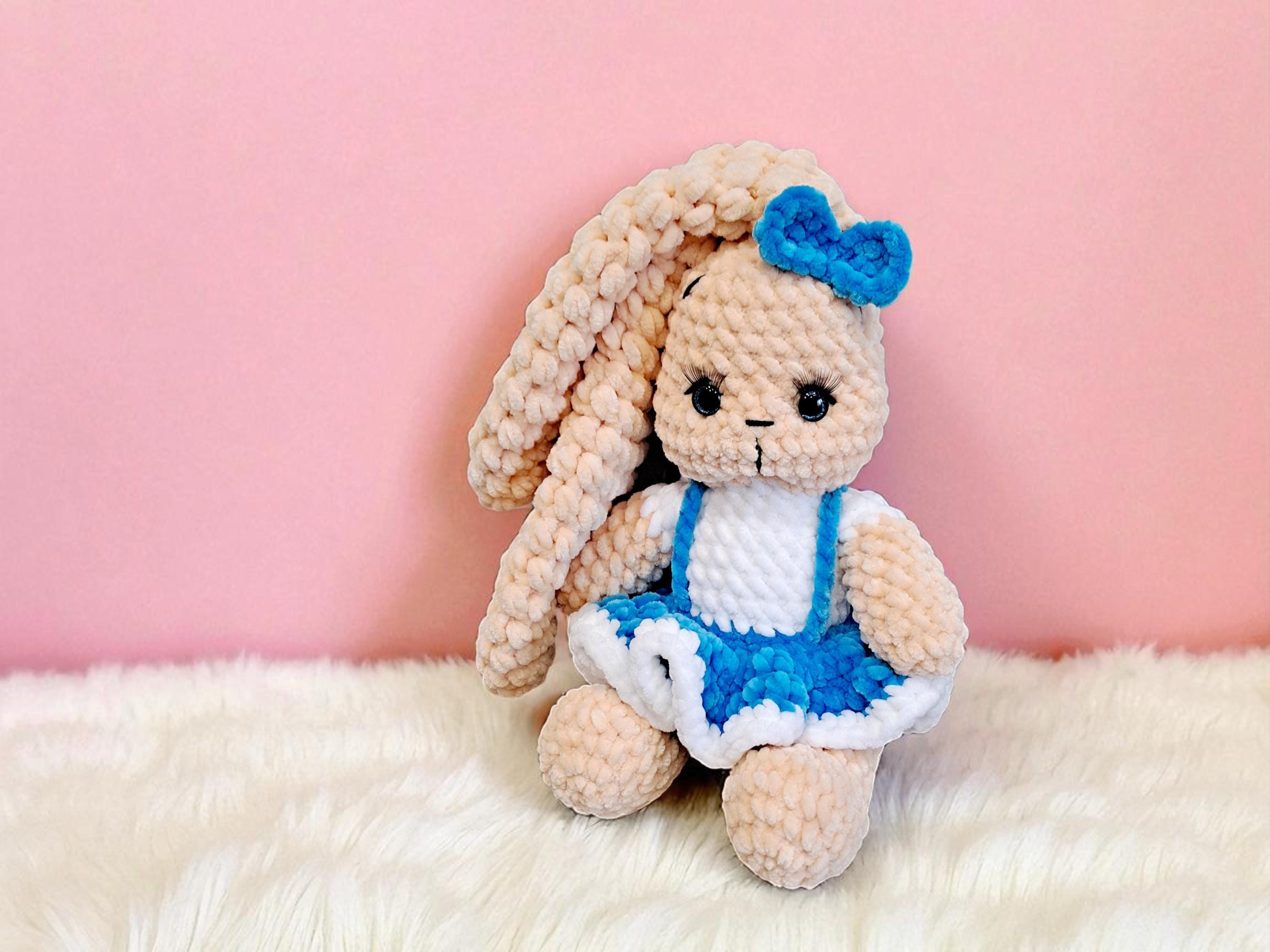 Tilly the Bowskirt Bunny Crochet Pattern PDF – Amigurumi Plush Toy – Stuffed Animal Digital DIY – Beginner Friendly Digital Crochet Pattern - Thumbnail 3