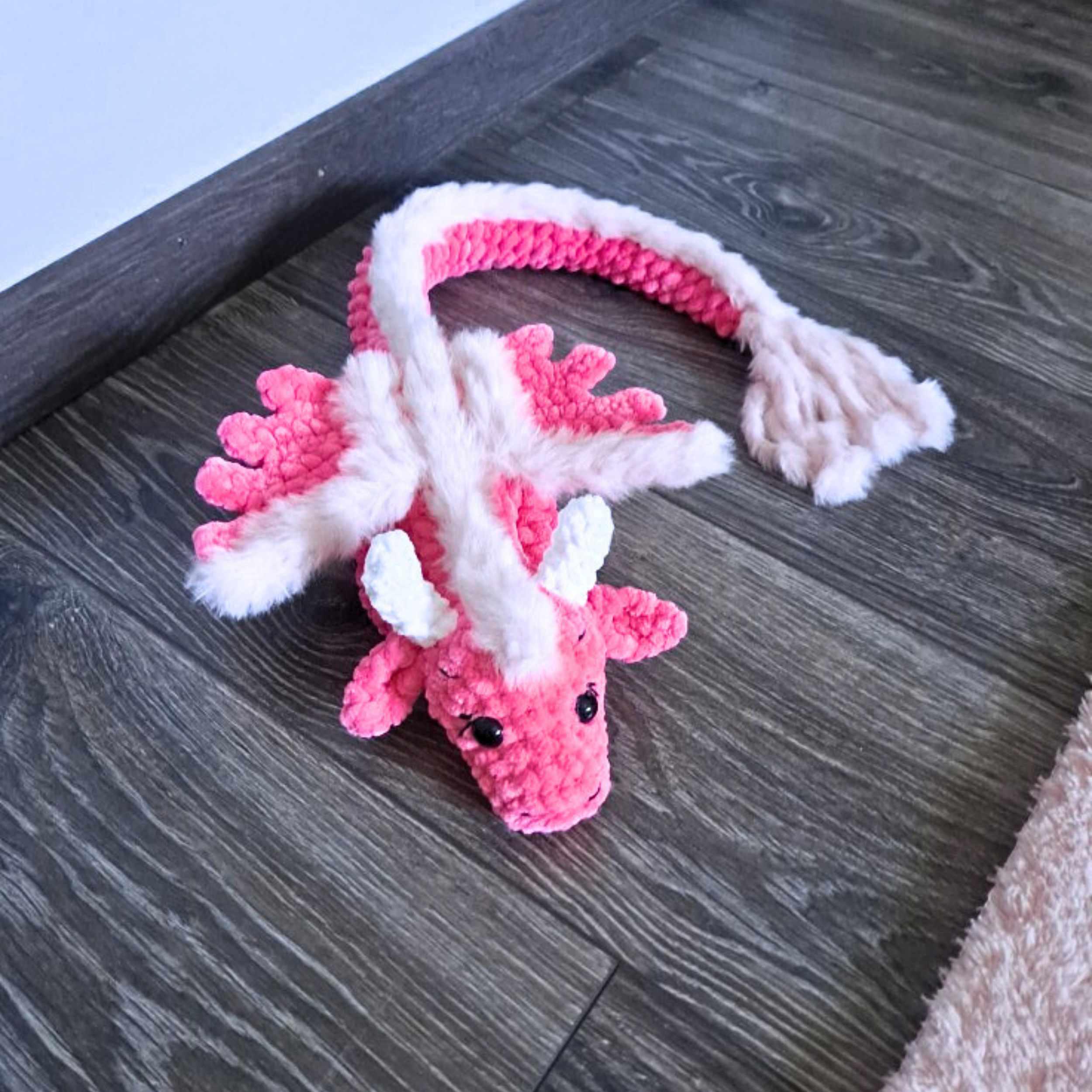 Nani the Dragon Crochet Pattern PDF – Cute Amigurumi Dragon Plush Toy – Snuggler Crochet Stuffed Animal – Intermediate -Pdf Digital Download - Thumbnail 3