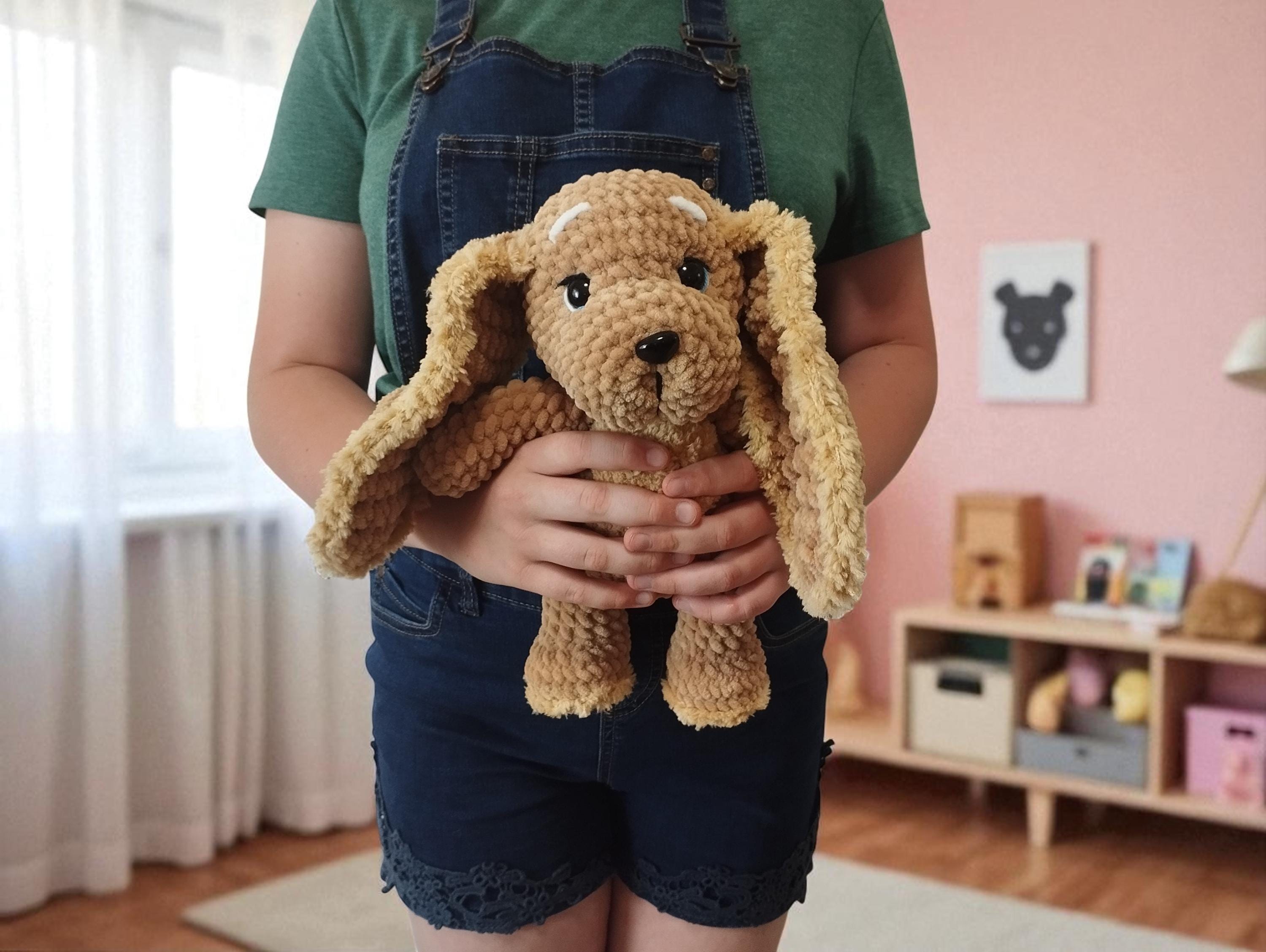 Ollie Snuggle Buddy Spaniel – Crochet Dog Pattern PDF, Amigurumi Puppy, Easy Digital Download Beginner Friendly Crochet Animal - Spaniel Dog - Thumbnail 4