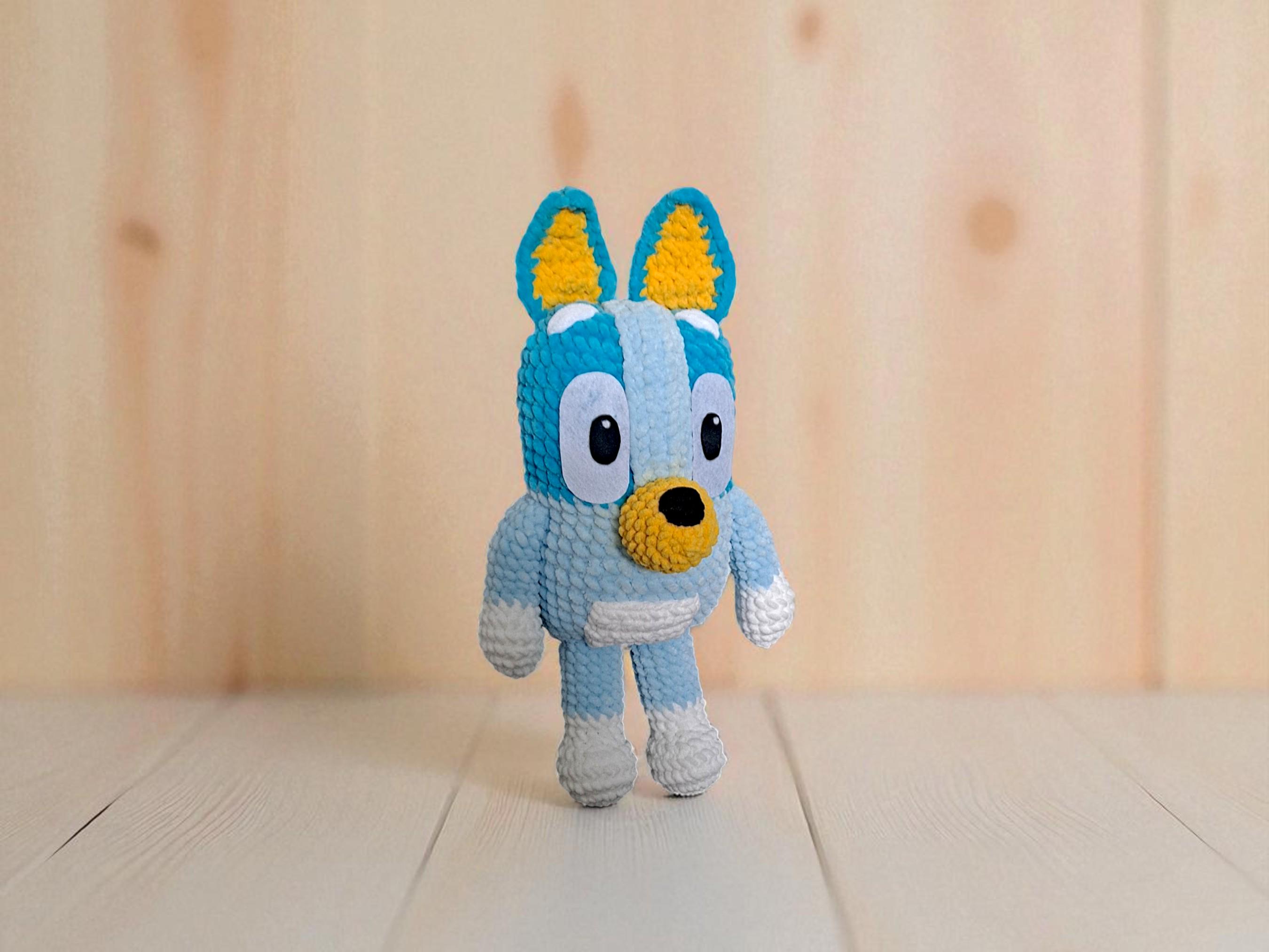 Bluey inspired Heeler Dog Crochet Pattern - Blue Heeler Crochet Pattern | Blue Heeler Amigurumi Blue the Dog Plushie Heeler Plush Toy PDF Crochet Pattern - Thumbnail 4
