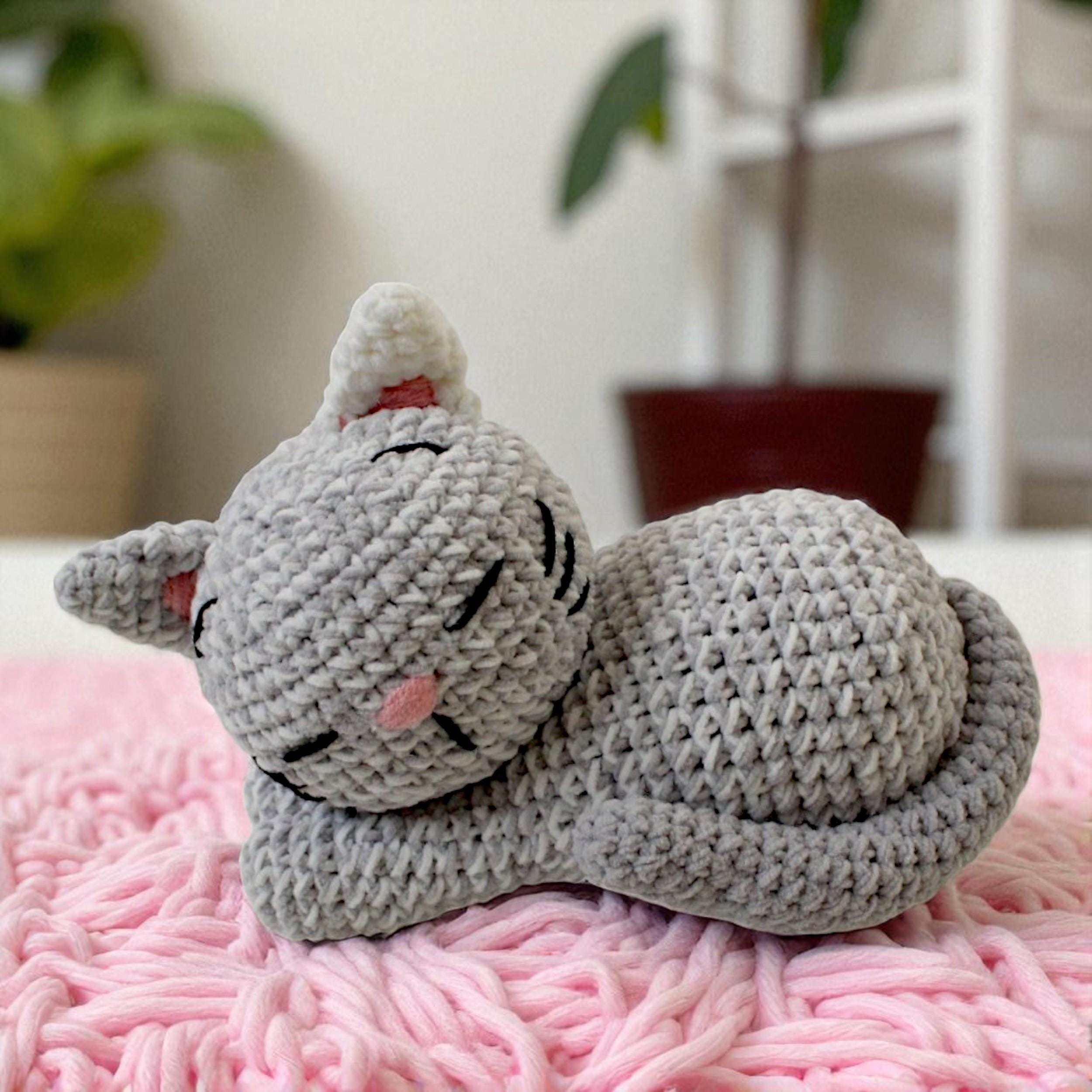 Mimi Snooze Sleeping Cat Crochet Pattern – Amigurumi Plush Kitty PDF – Easy Beginner Friendly Soft Toy Pattern – Instant Download - Thumbnail 2