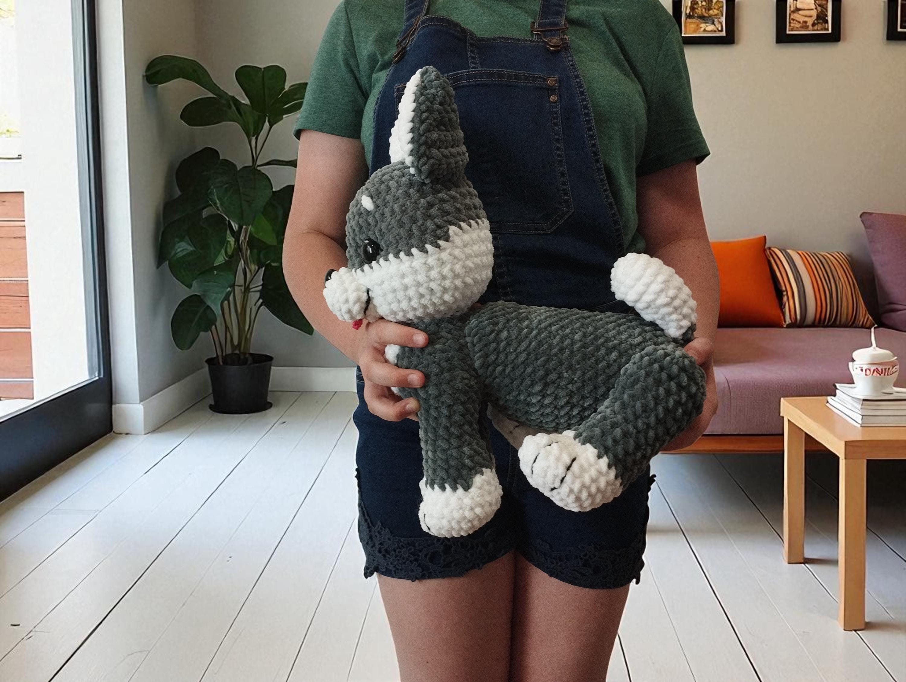 Koda the Husky Crochet Pattern PDF – Amigurumi Dog Plush Toy Crochet – Confident Beginner Level - Digital Pattern – Husky Stuffed Animal DIY - Thumbnail 5