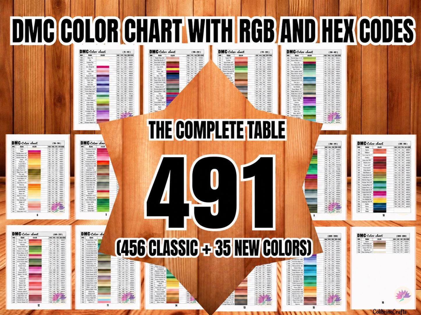 Dmc color chart pdf - Etsy 日本