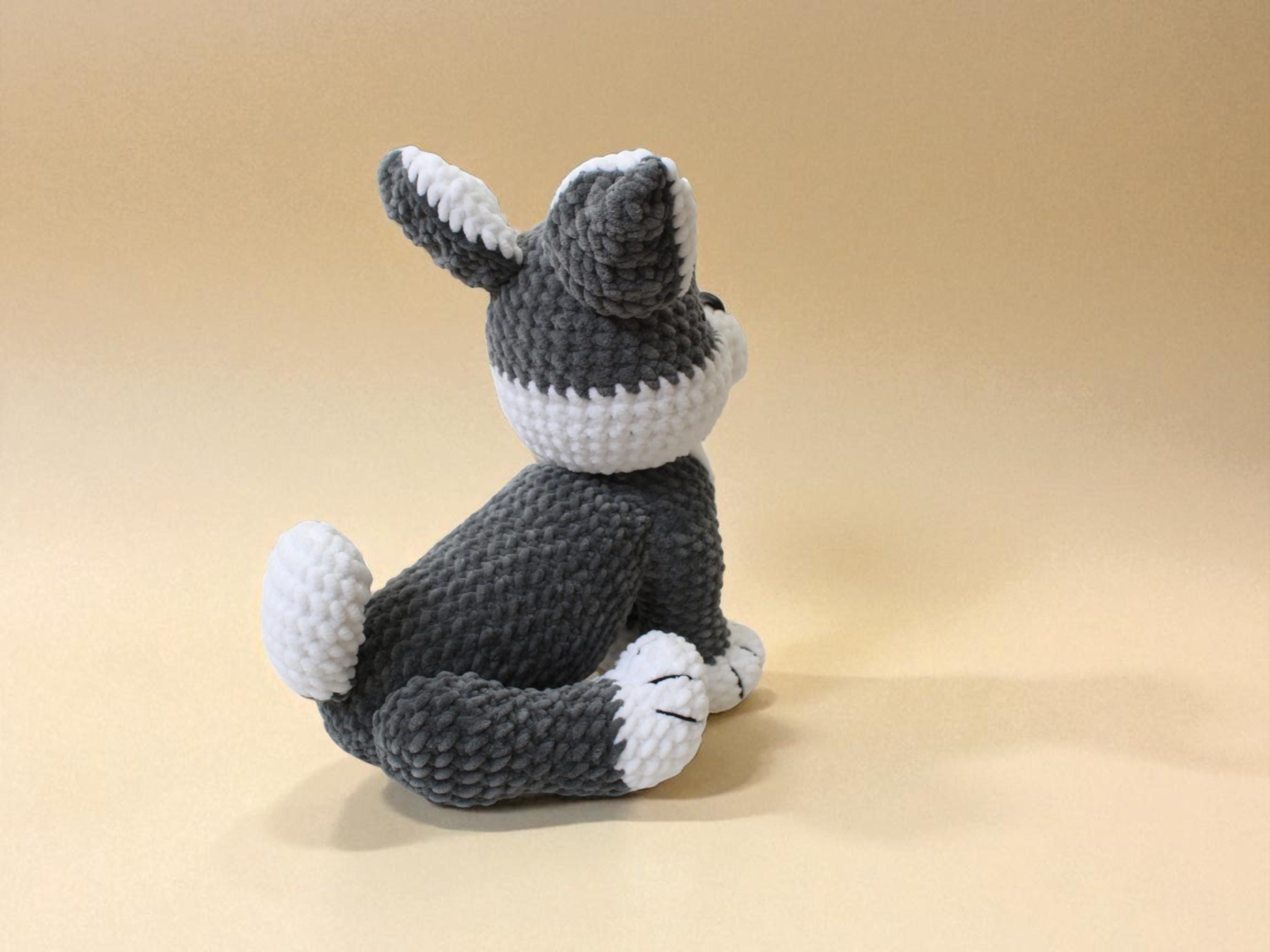 Koda the Husky Crochet Pattern PDF – Amigurumi Dog Plush Toy Crochet – Confident Beginner Level - Digital Pattern – Husky Stuffed Animal DIY - Thumbnail 4