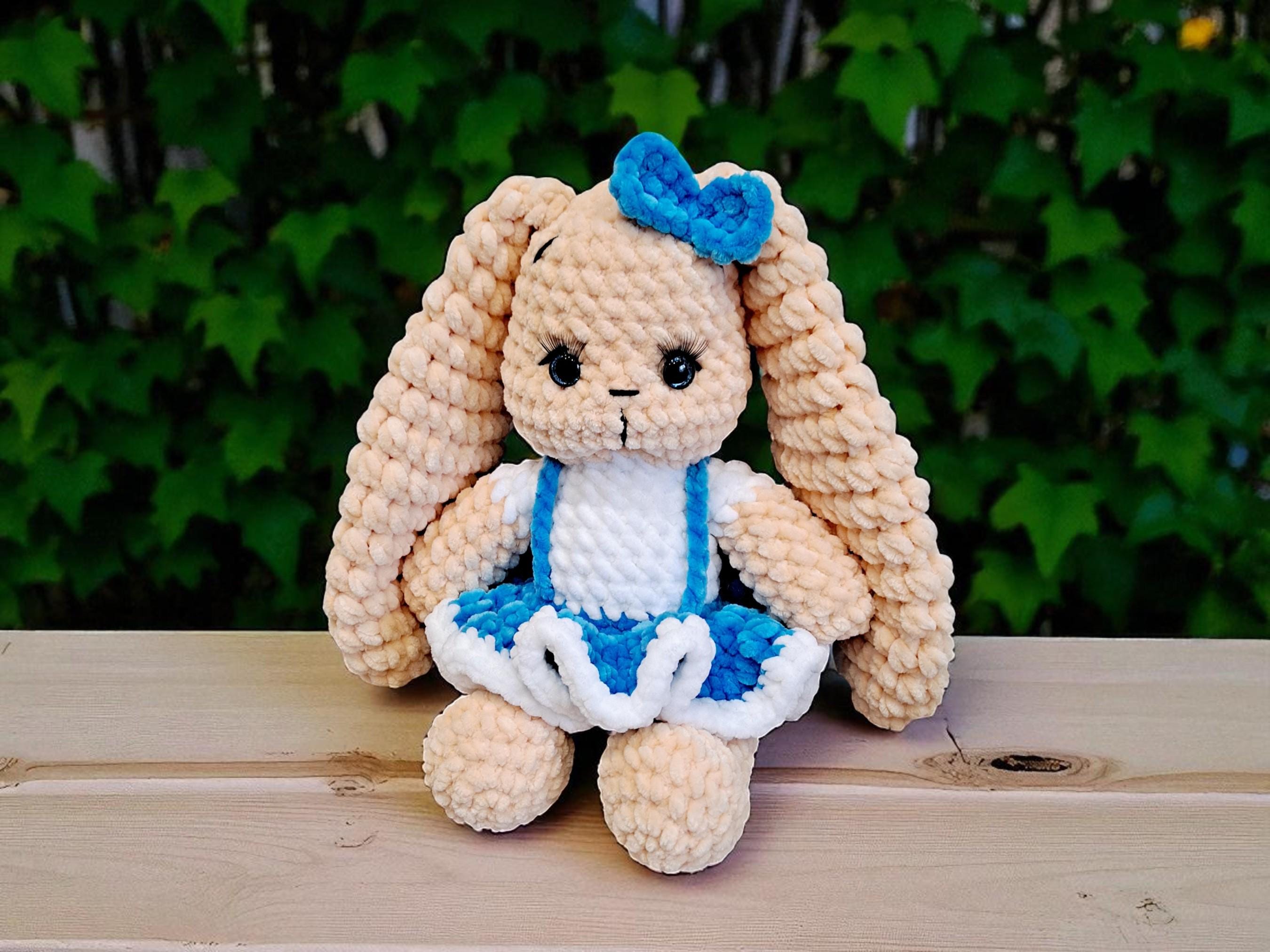 Tilly the Bowskirt Bunny Crochet Pattern PDF – Amigurumi Plush Toy – Stuffed Animal Digital DIY – Beginner Friendly Digital Crochet Pattern - Thumbnail 2