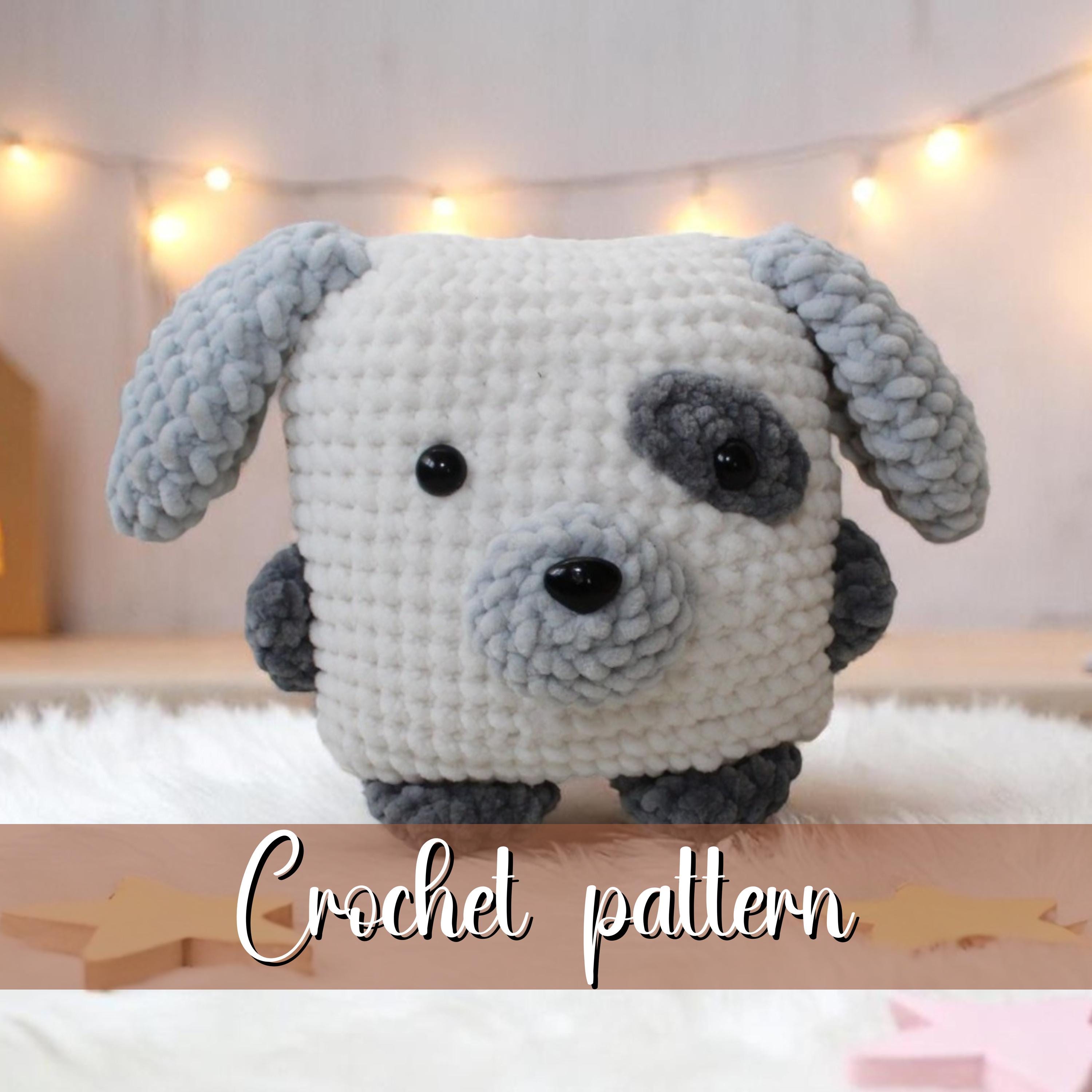 Toby Cubby Joy Crochet Pattern – Easy Puppy Pillow Amigurumi PDF | Beginner Soft Plush Toy | Cute Dog Cube Stuffie Pattern - Thumbnail 2