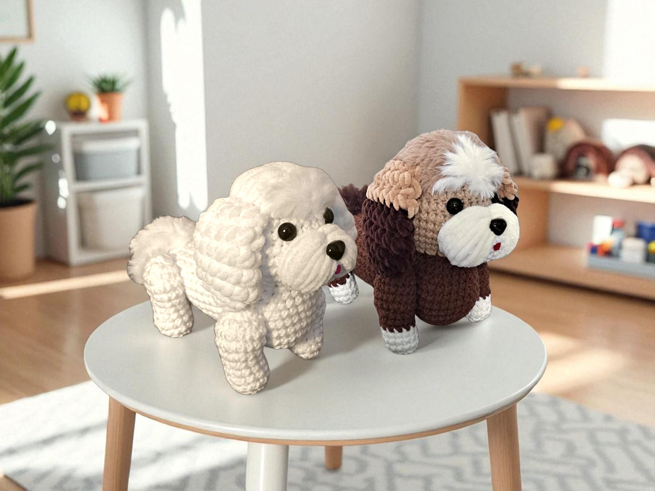 Bichon Crochet Pattern - Coco the Snuggle-Fur Bichon – Amigurumi Dog Crochet Pattern PDF | Plush Puppy Soft Toy | Beginner Friendly Pattern - Thumbnail 4