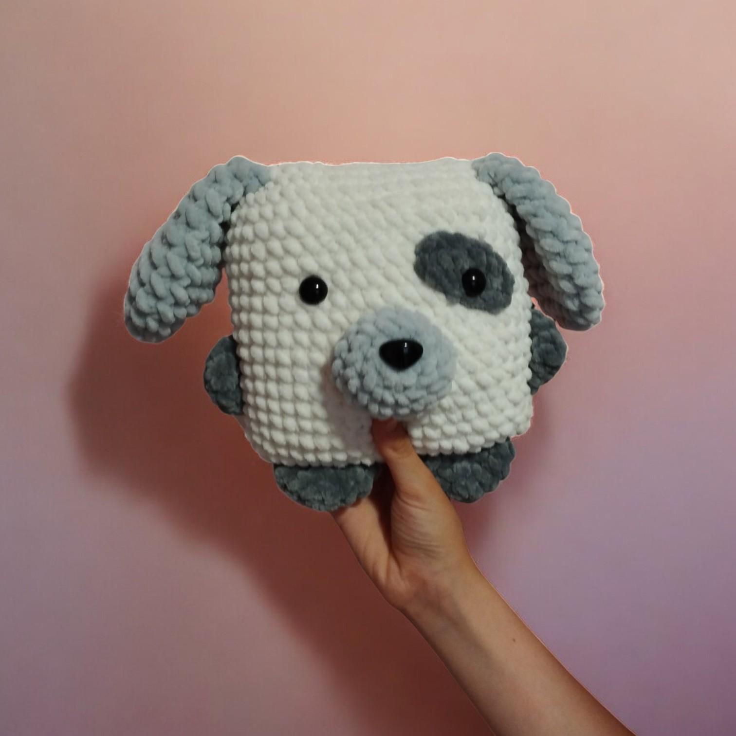 Toby Cubby Joy Crochet Pattern – Easy Puppy Pillow Amigurumi PDF | Beginner Soft Plush Toy | Cute Dog Cube Stuffie Pattern - Thumbnail 5