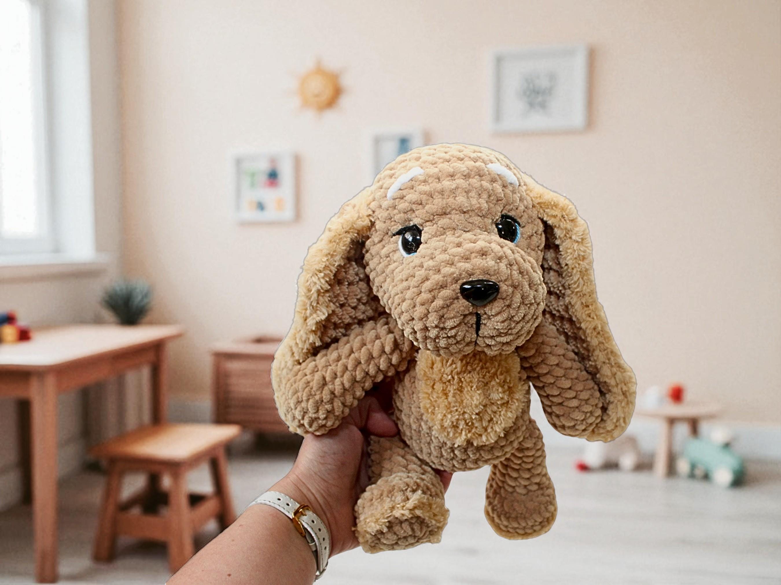 Ollie Snuggle Buddy Spaniel – Crochet Dog Pattern PDF, Amigurumi Puppy, Easy Digital Download Beginner Friendly Crochet Animal - Spaniel Dog - Thumbnail 2