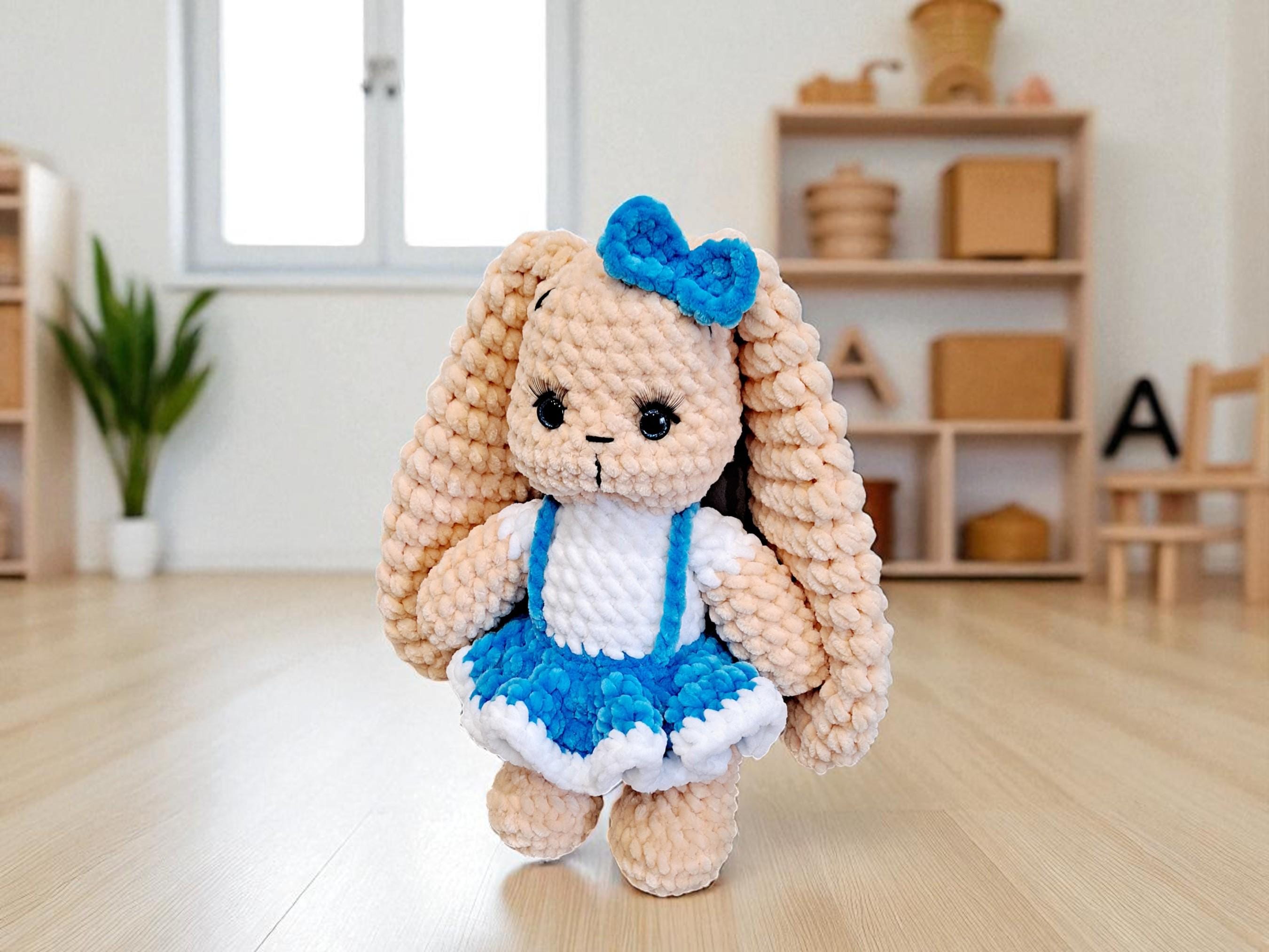Tilly the Bowskirt Bunny Crochet Pattern PDF – Amigurumi Plush Toy – Stuffed Animal Digital DIY – Beginner Friendly Digital Crochet Pattern - Thumbnail 4