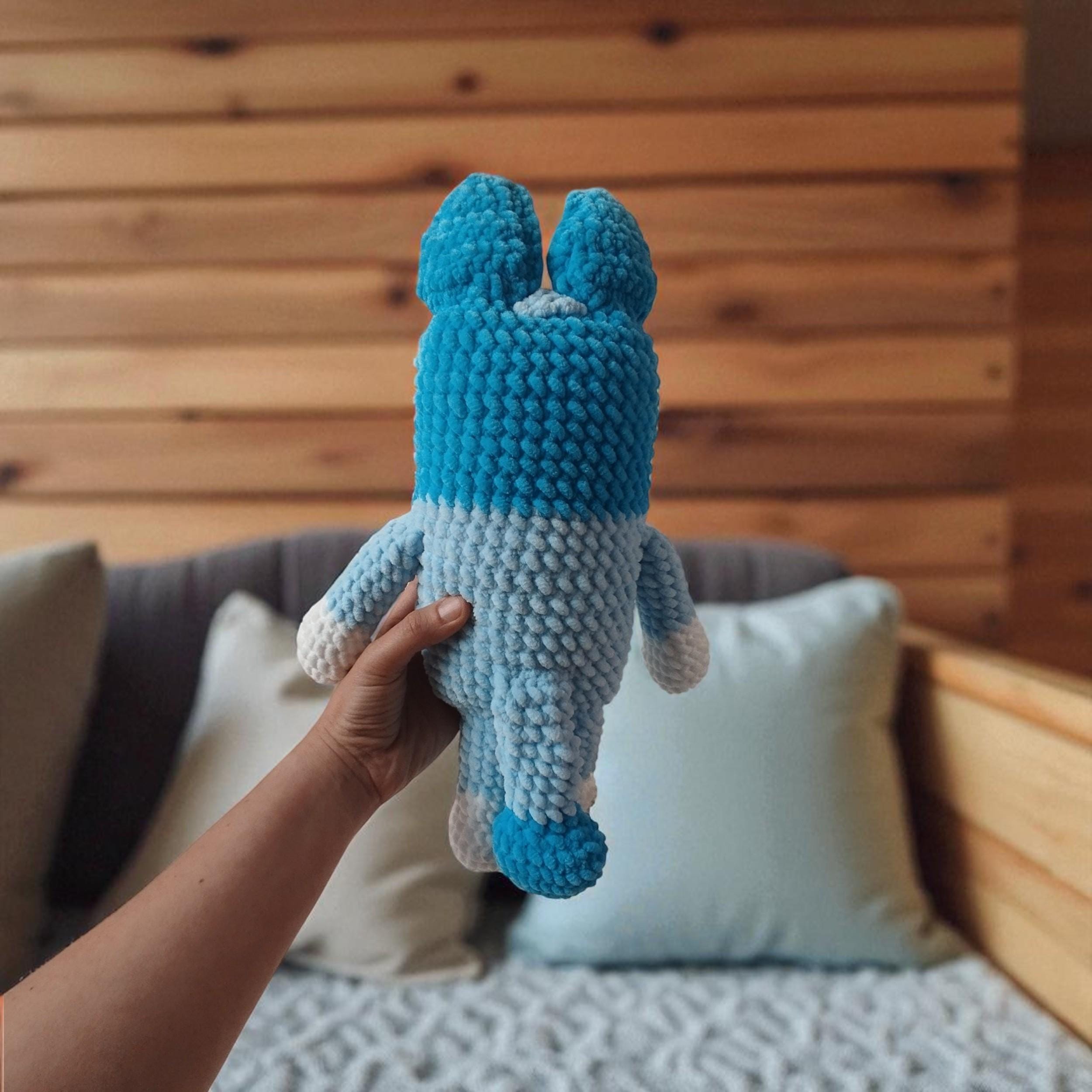 Bluey inspired Heeler Dog Crochet Pattern - Blue Heeler Crochet Pattern | Blue Heeler Amigurumi Blue the Dog Plushie Heeler Plush Toy PDF Crochet Pattern - Thumbnail 5