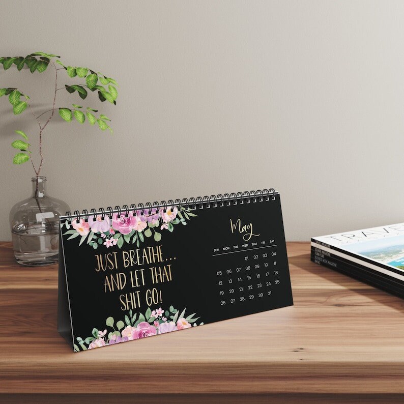 Funny Calendar 2024 U.S. 2024 Desk Calendar Sweary Calendar Etsy