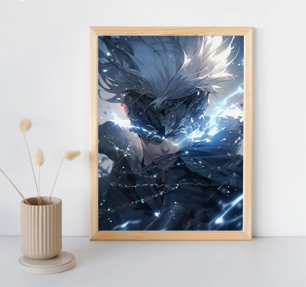 ANIME POSTER FRAME - YUJI ITADORI (JUJUTSU KAISEN) - Black Framed Wall  Poster For Home And Office With Frame, (12.6*9.6) Photographic Paper -  Minimal Art, Decorative, Abstract, Nature, Pop Art, Abstract, Minimal