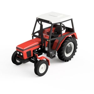 3D SOFTY Sticker-Set Traktor, 20 Aufkleber für Partys oder zum