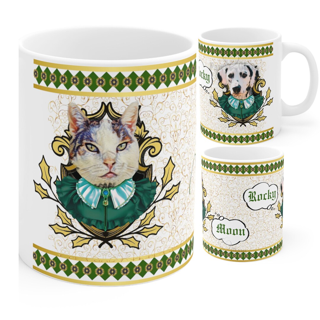 Custom Pet Gift, Royal Pet Portrait, Gifts for Him, Gift for Women, Pet