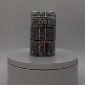 Gratis inches toegevoegd bij elke aankoop! The Coffee Monsterz Co TCMC 2024 Q4-abonnement klassieke literatuur TheCoffeeMonsterzco Washi Tape