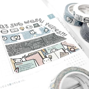 Free inches added with every purchase! The Coffee Monsterz Co TCMC Q3 Subscription Discovery Washi Samples TheCoffeeMonsterzco Emoti Washi