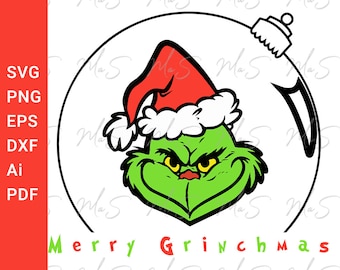 MERRY GRINCHMAS svg | Merry Christmas svg |  grinch svg | Christmas | Instant Svg, Png, Dxf, pdf, Ai digital download