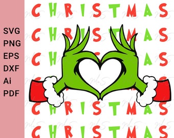 MERRY GRINCHMAS svg | Merry Christmas svg |  grinch svg | Christmas | Instant Svg, Png, Dxf, pdf, Ai digital download