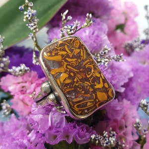 Jasper Gemstone Ring