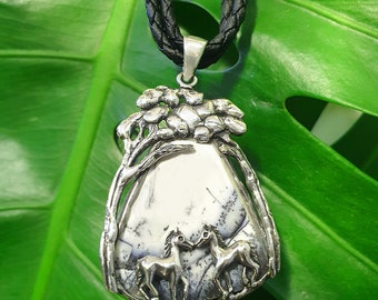 Dendrite Opal Pendant
