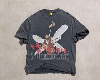 Vintage 2000 Linkin Park T-shirt Hybrid Theory Rock Band Graphic