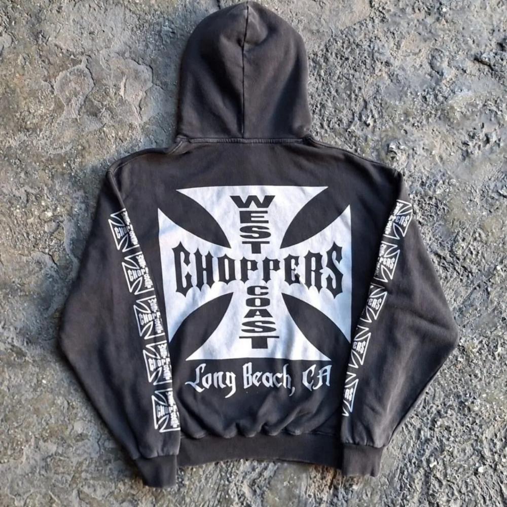 West Coast Choppers Hoodie - Etsy West Coast Choppers Hoodie - Etsy
