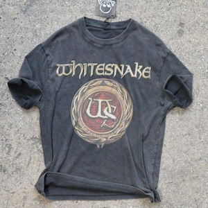 Vintage Whitesnake Band T-Shirt – Rock Music Tee, 80s Heavy Metal Shirt, Unisex Retro Concert Tee