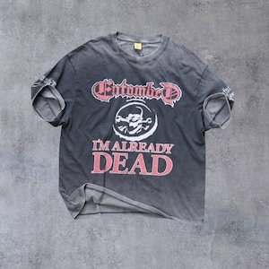 Entombed &quot;I’m Already Dead&quot; T-Shirt: Oversized Vintage Metal Band Tee