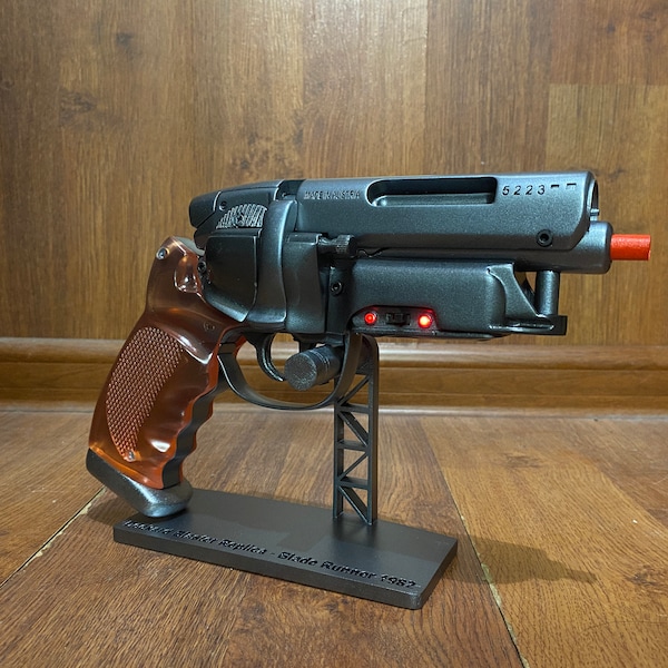 Blade Runner Blaster replica - with moving parts and LED lighting